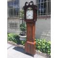 George 111 Oak and Mahogany Longcase Clock
