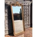 Ornately Carved and Gilded Beveled Mirror (various shades of gold available)