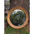 Round Gilded Mirror - MEDIUM
