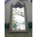 Ornate Gilded Wooden Mirror