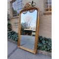 An Ornate Carved & Hand Gilded in Gold Leaf Mirror