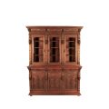 Victorian Ornately Carved Display Bookcase late 19th Century