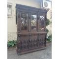 Victorian Ornately Carved Display Bookcase late 19th Century