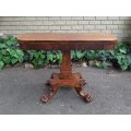William Iv Rosewood And Inlaid Card Table