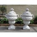A Large Pair of Concrete Urns
