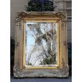 Gilt-painted Bevelled Mirror