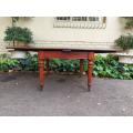 Victorian Mahogany Extension Table On Castors (8 Seater)