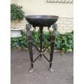 An Early 20th Century French Empire Style Bronze Mounted Metal Jardiniere Stand