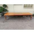 A Victorian Style Mahogany Extending Dining Table, Marucchi Eastman, 2000 With Brass Caps And Cas...