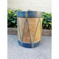 A Stone Hand Painted Drum Table