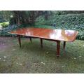 A 19th Century Mahogany Extending Dining Table On Castors (10 Seater)