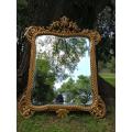 Ornately Carved Gilded Mirror