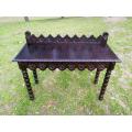 English Oak Carved Table/Drinks Table/Server