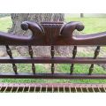 A 19th Century Cape Colony Stinkwood Riempie Bench / Rusbank ND