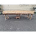 An Early 20th Century French Style Walnut Dining Table in a Contemporary Bleached Finish