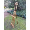 A Carved And Parcel-Gilt Wooden Easel