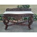A Rare Circa 1895 Anglo Indian Rosewood Console Table / Server / Table