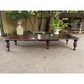 A Late 19th Century English Massive (395cm long) and Rare Heavily Carved Oak  Eighteen Seater Fou...