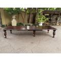 A Late 19th Century English Massive (395cm long) and Rare Heavily Carved Oak  Eighteen Seater Fou...