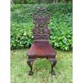 A 20th Century Oriental Hardwood Chair