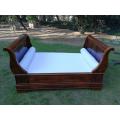 A 19th Century French Rosewood Lit Bateau