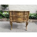 A Gilt-Wood Chest of Drawers ND