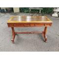 A Late circa 1890 Victorian Mahogany Library Table with BADA Stamp (British Antiques Dealers Asso...