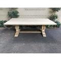 A Large French Style Caved Wooden Refectory / Dining Table