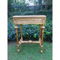 A 20th Century French Style Gilt-Paint Carved Table Vitrine