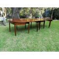 A 19TH Century Circa 1810 George III Mahogany Extension Dining Table with Brass Castors