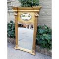 A 20th Century French-style Gilt Bevelled Mirror