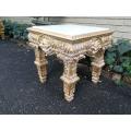 A French Style Ornately Carved Side Table