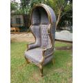 A French Style Gilded Dome/Canopy Chair (modelled on the famous Louis XV Chair)