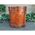 A 20th Century French Rosewood And Kingswood Cabinet With Marble Top And Ormolu Mountings