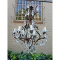 A 20th Century French Style Crystal Chandelier