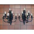A Pair of Electrified 20TH Century French Style Gallery Wall Sconces