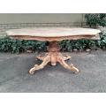 A 19th Century Victorian Style Carved Rosewood Carved Centre / Dining / Breakfast Bleached / Natu...