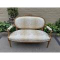 A 20th Century French Gilt Wood Settee