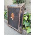 A 19TH Century / Early 20th Century Circa 1874/1935 Portrait Of A Man After Rembrandt Oil On Canv...
