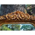 A French Style Ornately Carved and Gilded Bevelled Mirror 2