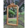 A French Style Ornately Carved and Gilded Bevelled Mirror 3