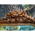 A French Style Ornately Carved and Gilded Bevelled Mirror 5