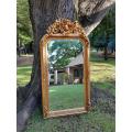A French Style Ornately Carved and Gilded Bevelled Mirror 10