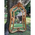 A French Style Ornately Carved and Gilded Bevelled Mirror 11
