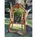 A French Style Ornately Carved and Gilded Bevelled Mirror 11