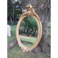 A French Style Ornately Carved and Gilded Bevelled Mirror 15