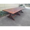 A 19th Century Sleeper Wood Refectory / Dining Table