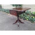 An Antique Victorian Mahogany Sofa Table with BADA (British Antiques Dealers Association) with Dr...