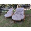 A Pair of French Louis XV Style Extra Large Carved and Gilded Bergere Chairs