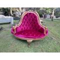A 20th Century French Style Gilt Wood Circular Conversation Settee